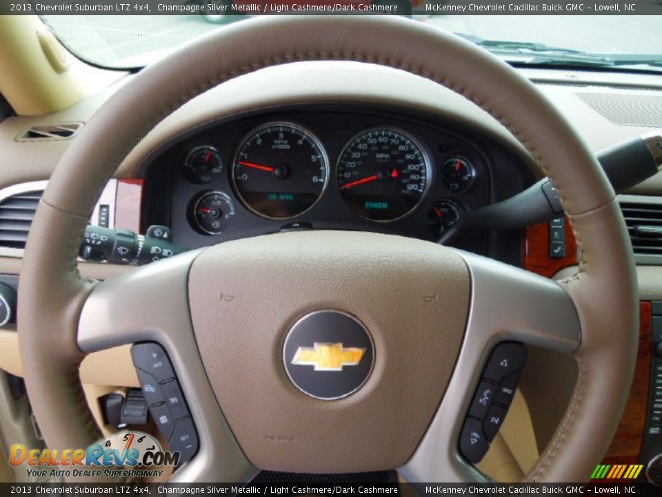 2013 Chevrolet Suburban LTZ 4x4 Champagne Silver Metallic / Light Cashmere/Dark Cashmere Photo #15