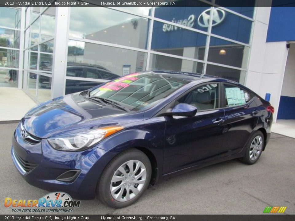 2013 Hyundai Elantra GLS Indigo Night / Gray Photo #1