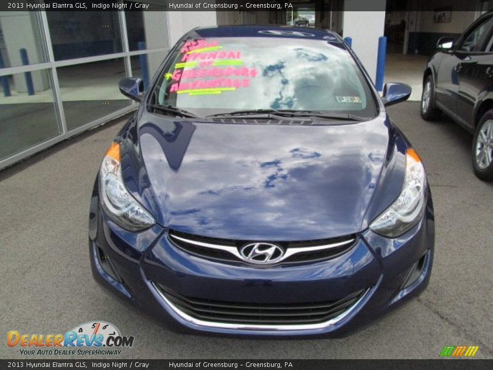 2013 Hyundai Elantra GLS Indigo Night / Gray Photo #2