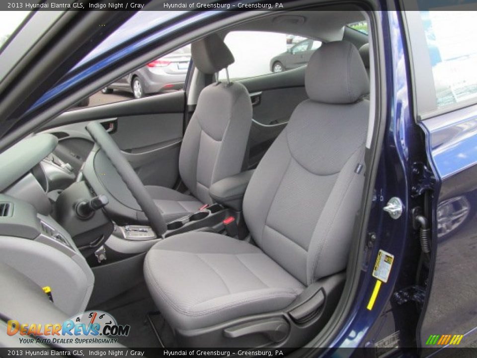2013 Hyundai Elantra GLS Indigo Night / Gray Photo #5