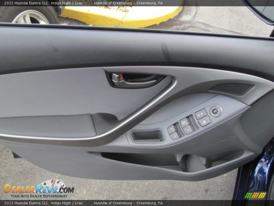 2013 Hyundai Elantra GLS Indigo Night / Gray Photo #6