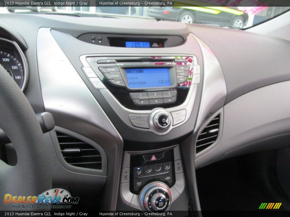 2013 Hyundai Elantra GLS Indigo Night / Gray Photo #8