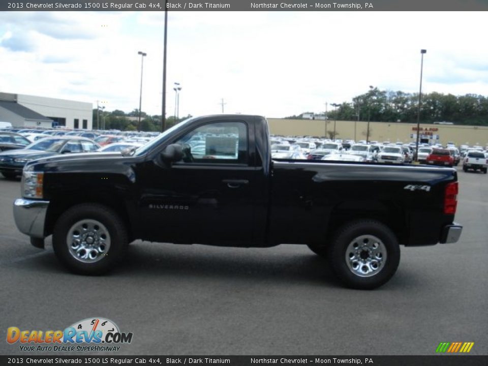 2013 Chevrolet Silverado 1500 LS Regular Cab 4x4 Black / Dark Titanium Photo #5