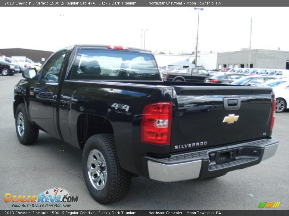 2013 Chevrolet Silverado 1500 LS Regular Cab 4x4 Black / Dark Titanium Photo #6