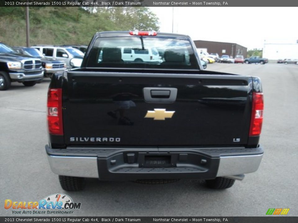 2013 Chevrolet Silverado 1500 LS Regular Cab 4x4 Black / Dark Titanium Photo #7