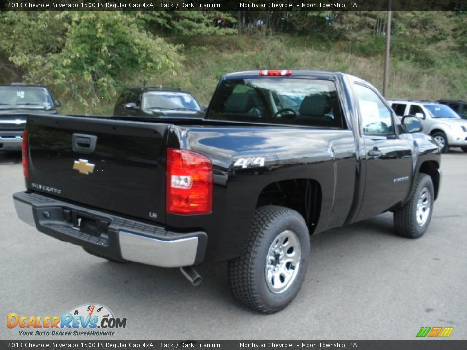 2013 Chevrolet Silverado 1500 LS Regular Cab 4x4 Black / Dark Titanium Photo #8