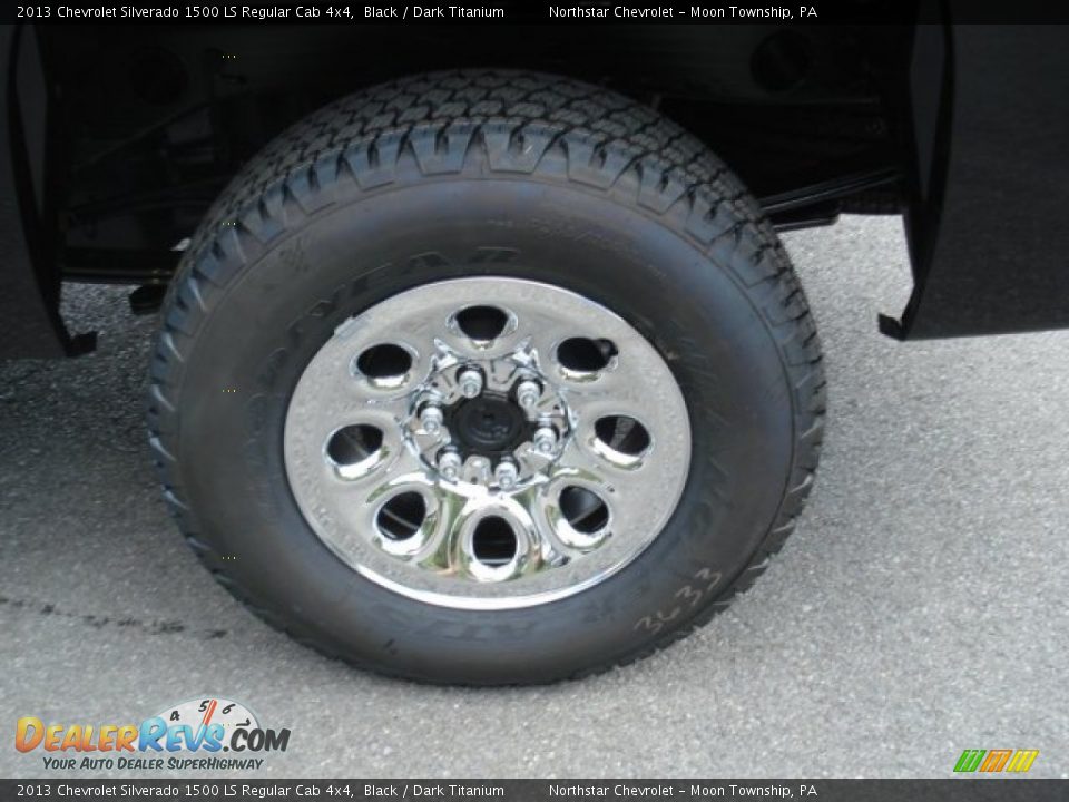 2013 Chevrolet Silverado 1500 LS Regular Cab 4x4 Black / Dark Titanium Photo #9