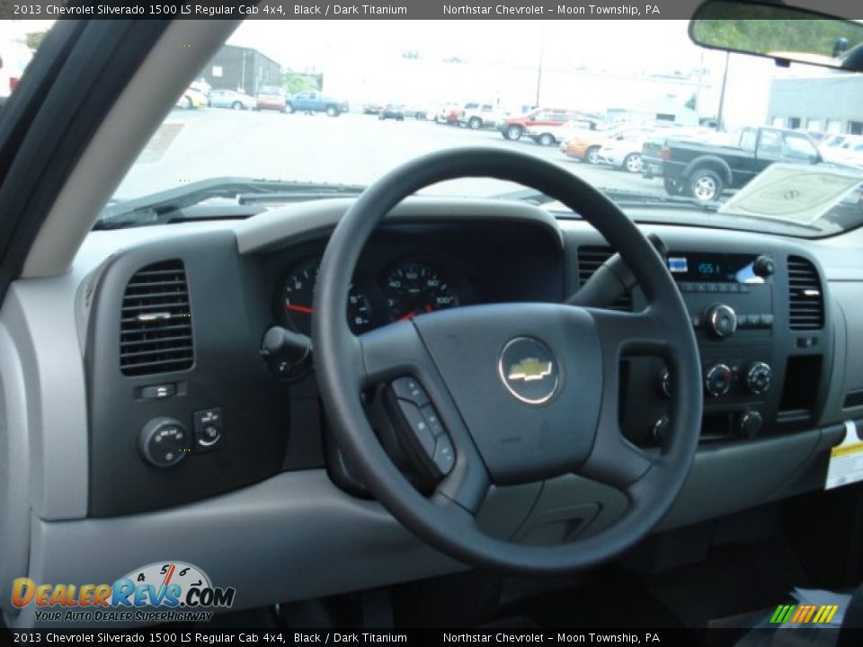 2013 Chevrolet Silverado 1500 LS Regular Cab 4x4 Black / Dark Titanium Photo #10