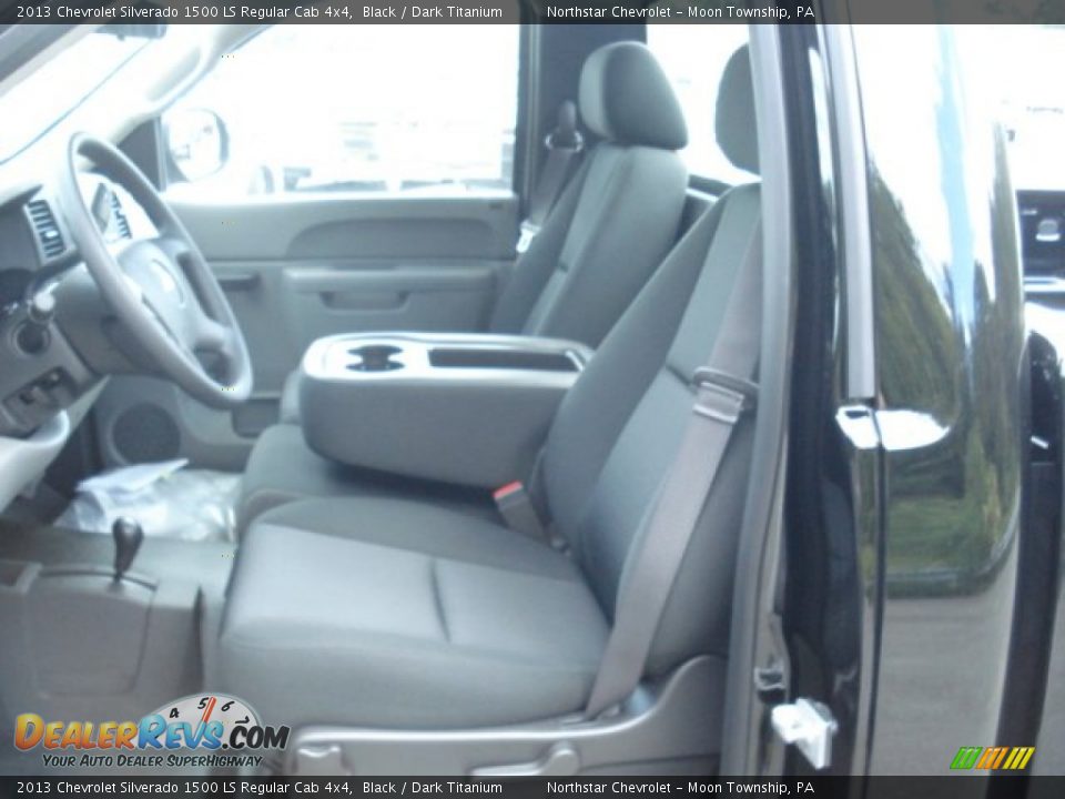 2013 Chevrolet Silverado 1500 LS Regular Cab 4x4 Black / Dark Titanium Photo #11