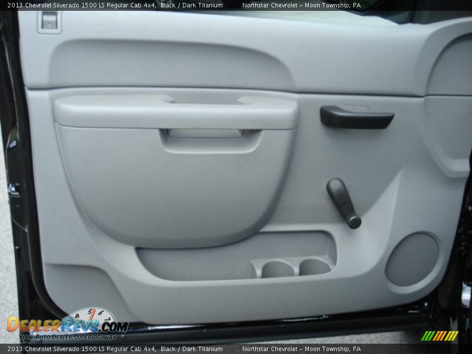2013 Chevrolet Silverado 1500 LS Regular Cab 4x4 Black / Dark Titanium Photo #12