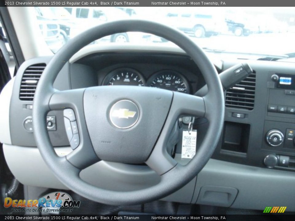 2013 Chevrolet Silverado 1500 LS Regular Cab 4x4 Black / Dark Titanium Photo #16