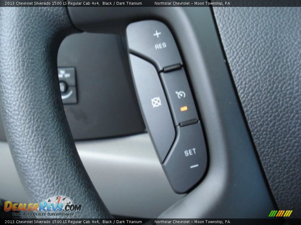 2013 Chevrolet Silverado 1500 LS Regular Cab 4x4 Black / Dark Titanium Photo #17