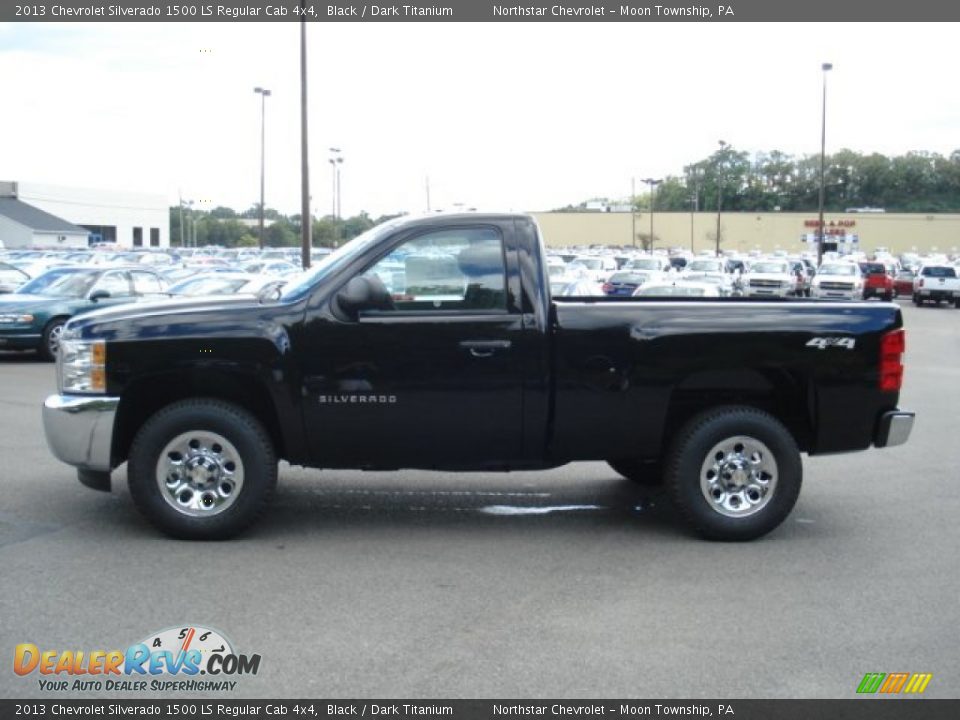 2013 Chevrolet Silverado 1500 LS Regular Cab 4x4 Black / Dark Titanium Photo #5