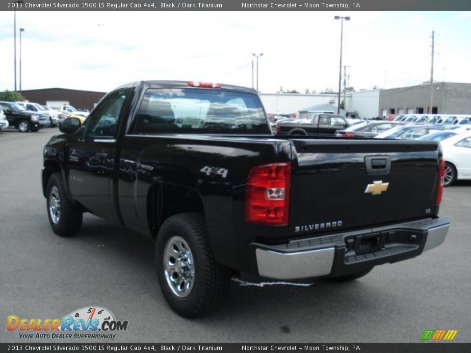 2013 Chevrolet Silverado 1500 LS Regular Cab 4x4 Black / Dark Titanium Photo #6