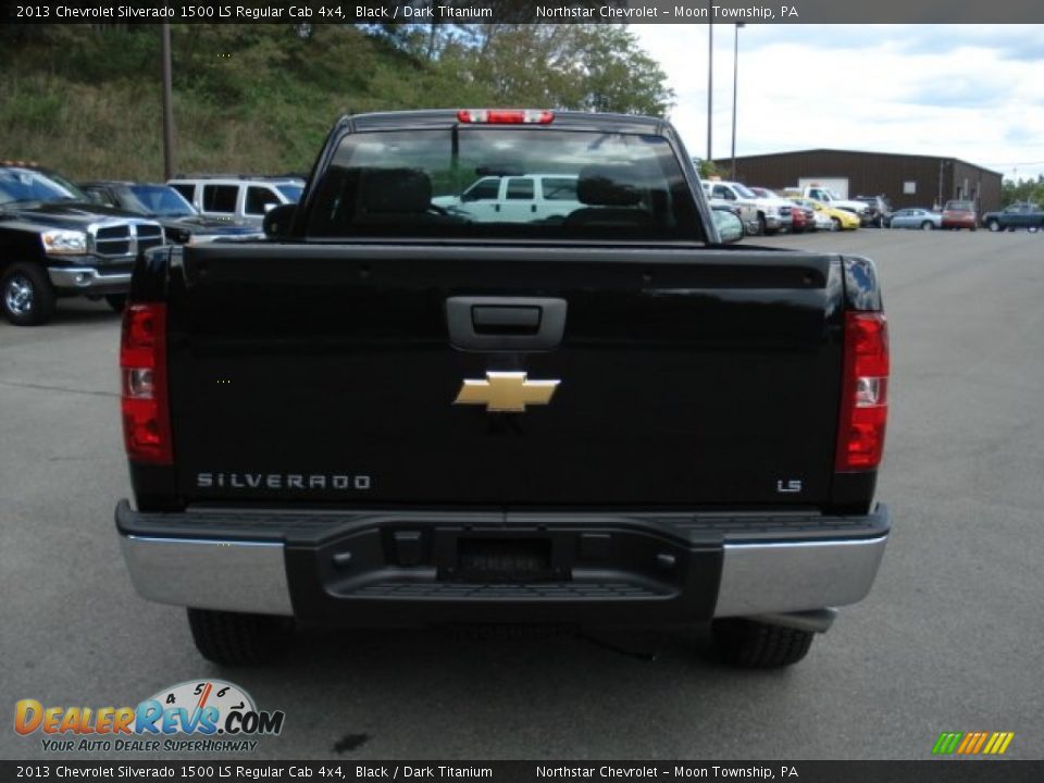 2013 Chevrolet Silverado 1500 LS Regular Cab 4x4 Black / Dark Titanium Photo #7