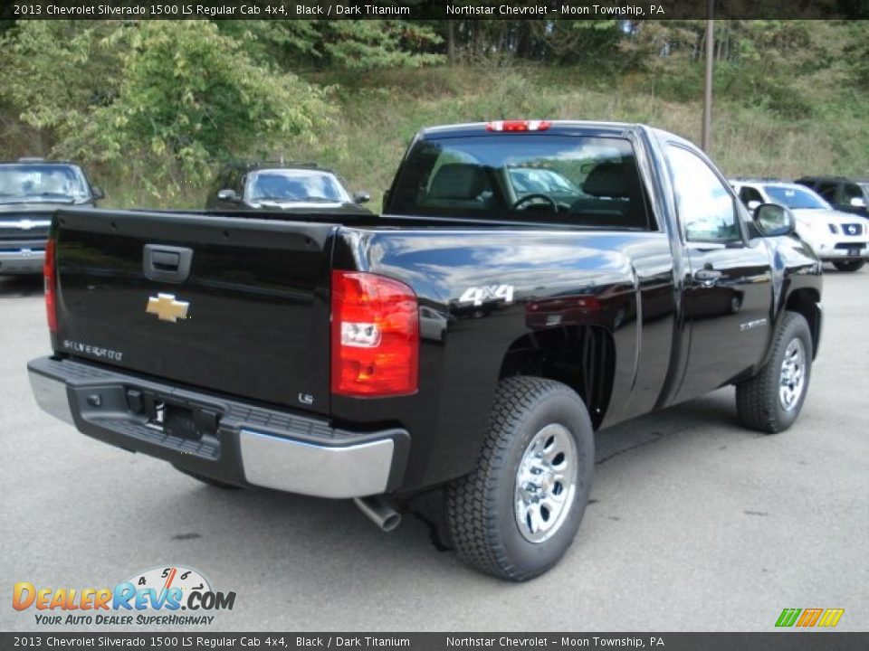 Black 2013 Chevrolet Silverado 1500 LS Regular Cab 4x4 Photo #8