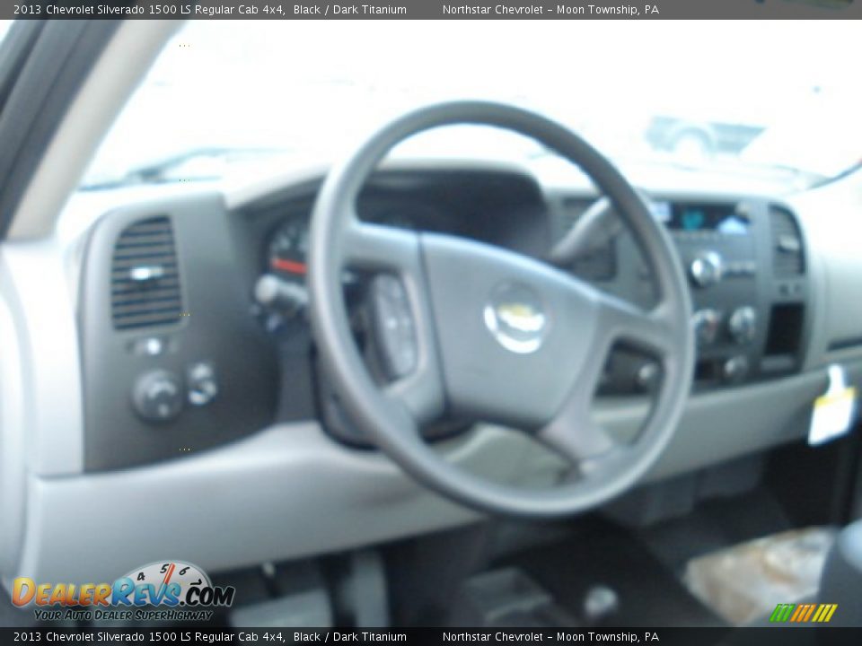 2013 Chevrolet Silverado 1500 LS Regular Cab 4x4 Black / Dark Titanium Photo #10