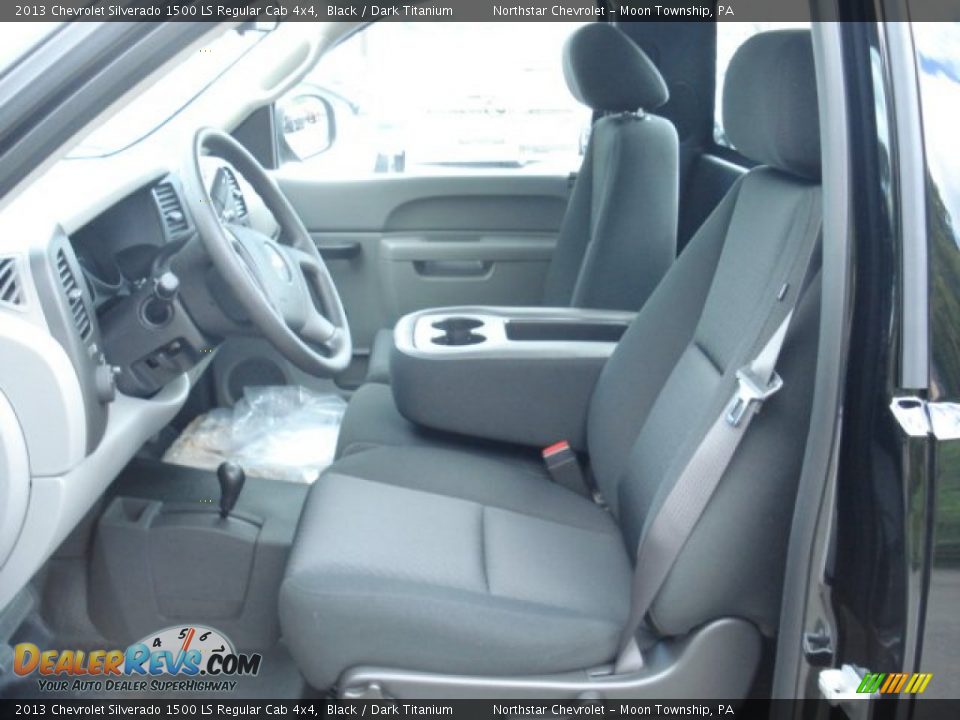 2013 Chevrolet Silverado 1500 LS Regular Cab 4x4 Black / Dark Titanium Photo #11