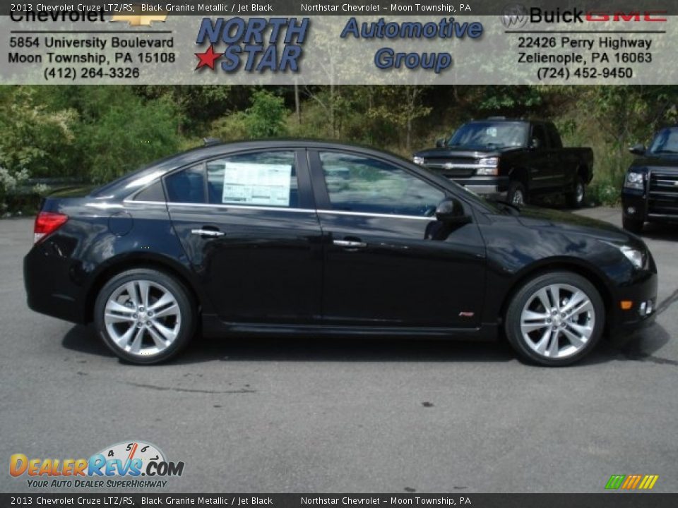 2013 Chevrolet Cruze LTZ/RS Black Granite Metallic / Jet Black Photo #1