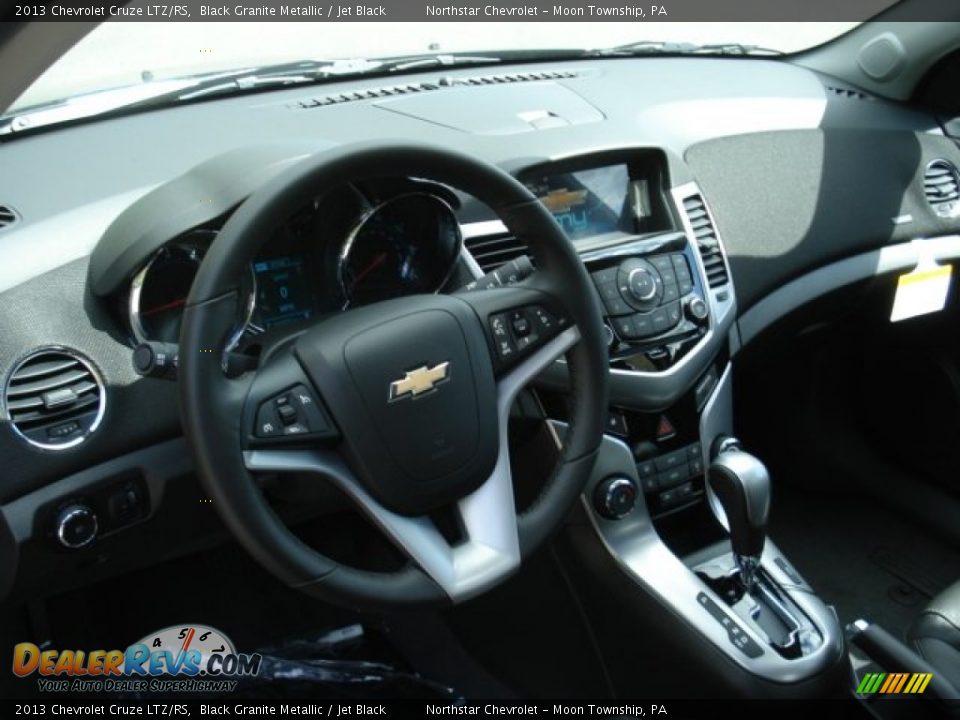 2013 Chevrolet Cruze LTZ/RS Black Granite Metallic / Jet Black Photo #10