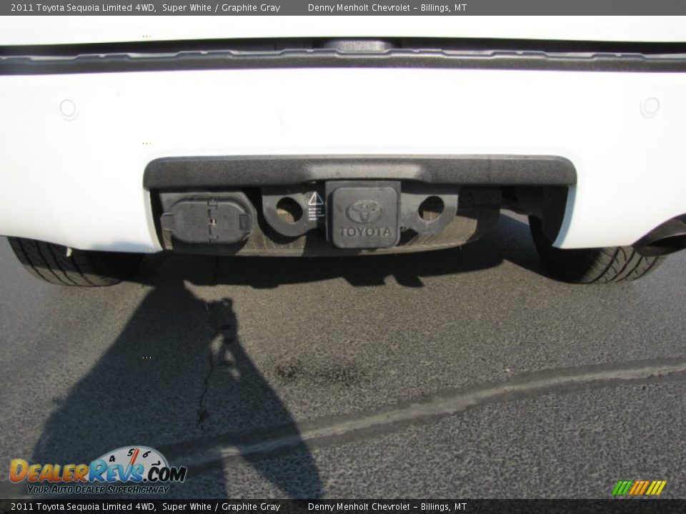 2011 Toyota Sequoia Limited 4WD Super White / Graphite Gray Photo #5