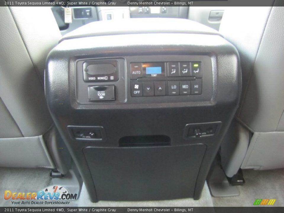 2011 Toyota Sequoia Limited 4WD Super White / Graphite Gray Photo #15