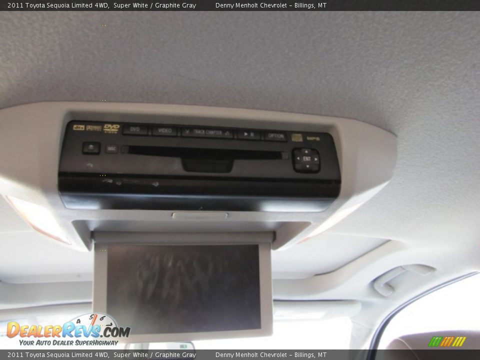 2011 Toyota Sequoia Limited 4WD Super White / Graphite Gray Photo #16