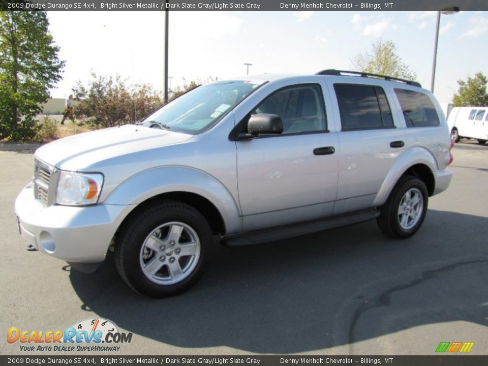 2009 Dodge Durango SE 4x4 Bright Silver Metallic / Dark Slate Gray/Light Slate Gray Photo #1