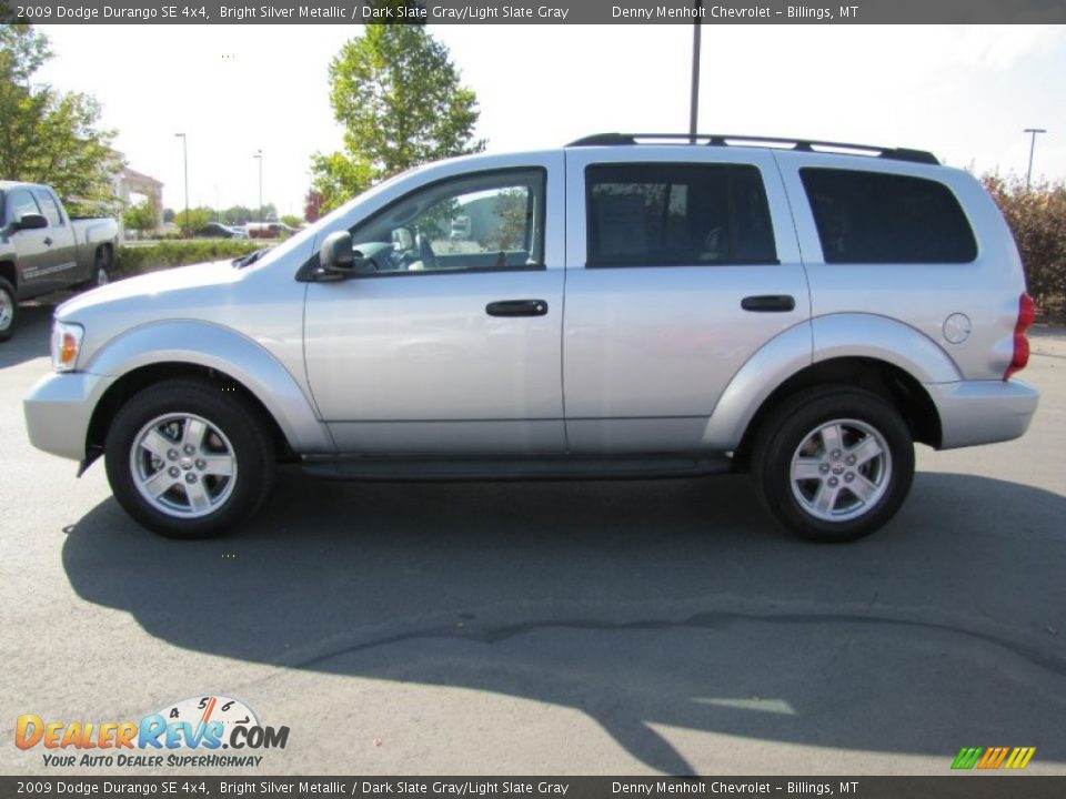 2009 Dodge Durango SE 4x4 Bright Silver Metallic / Dark Slate Gray/Light Slate Gray Photo #2