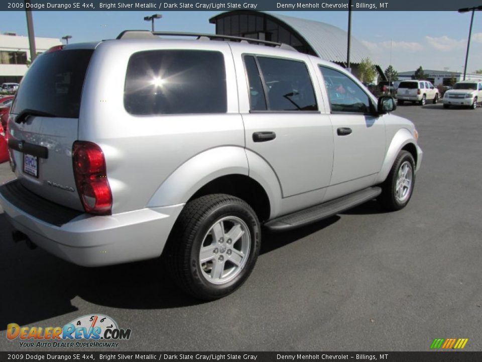 2009 Dodge Durango SE 4x4 Bright Silver Metallic / Dark Slate Gray/Light Slate Gray Photo #6