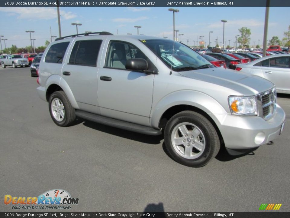 2009 Dodge Durango SE 4x4 Bright Silver Metallic / Dark Slate Gray/Light Slate Gray Photo #8