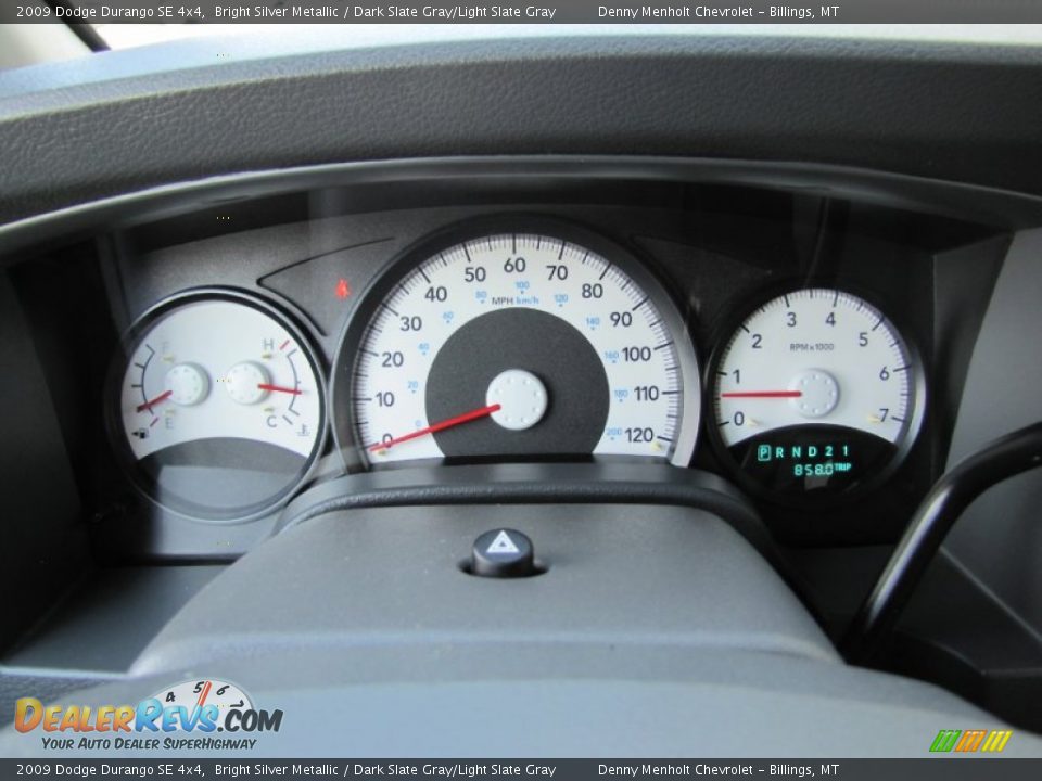 2009 Dodge Durango SE 4x4 Gauges Photo #19