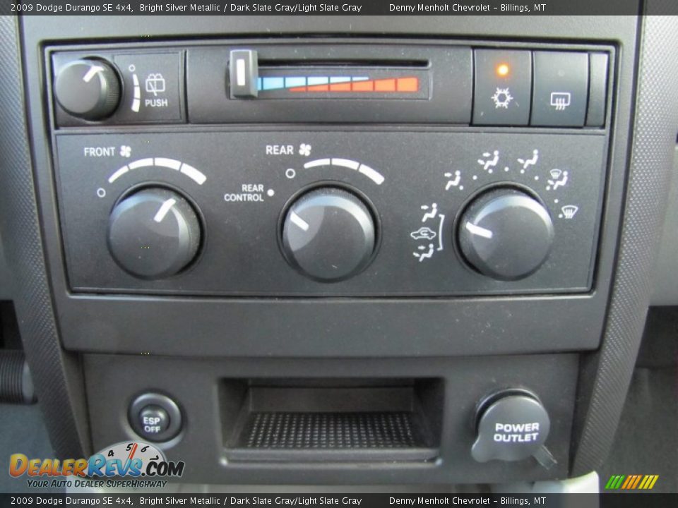 Controls of 2009 Dodge Durango SE 4x4 Photo #23