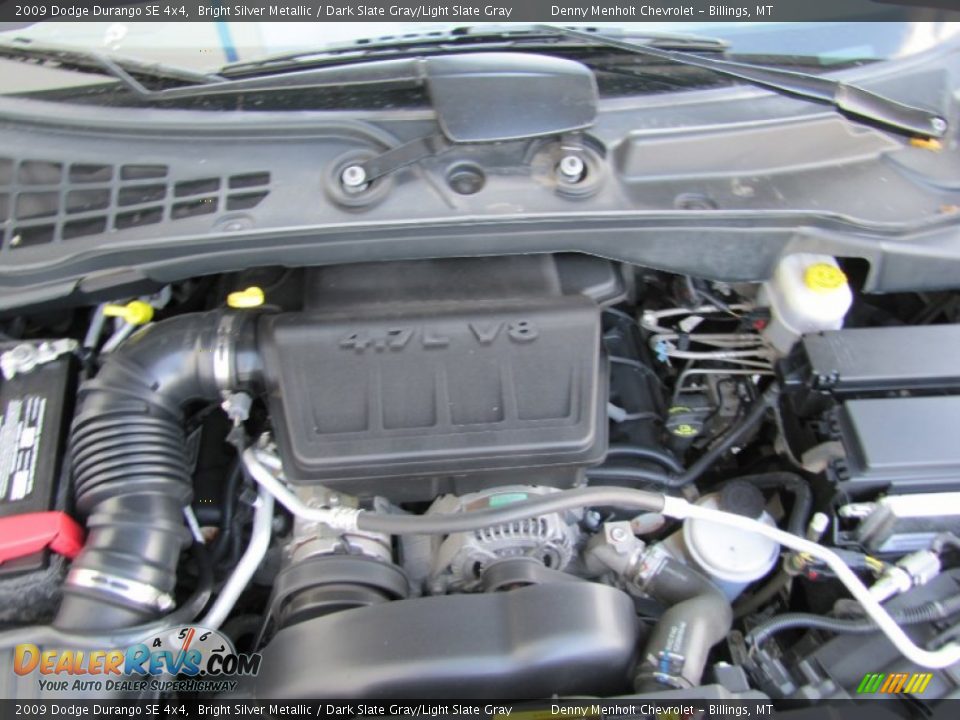 2009 Dodge Durango SE 4x4 4.7 Liter SOHC 16-Valve Flex-Fuel V8 Engine Photo #26