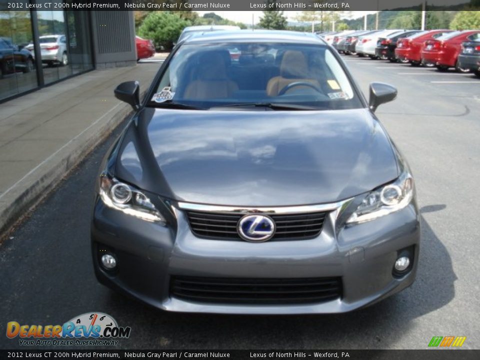 2012 Lexus CT 200h Hybrid Premium Nebula Gray Pearl / Caramel Nuluxe Photo #3