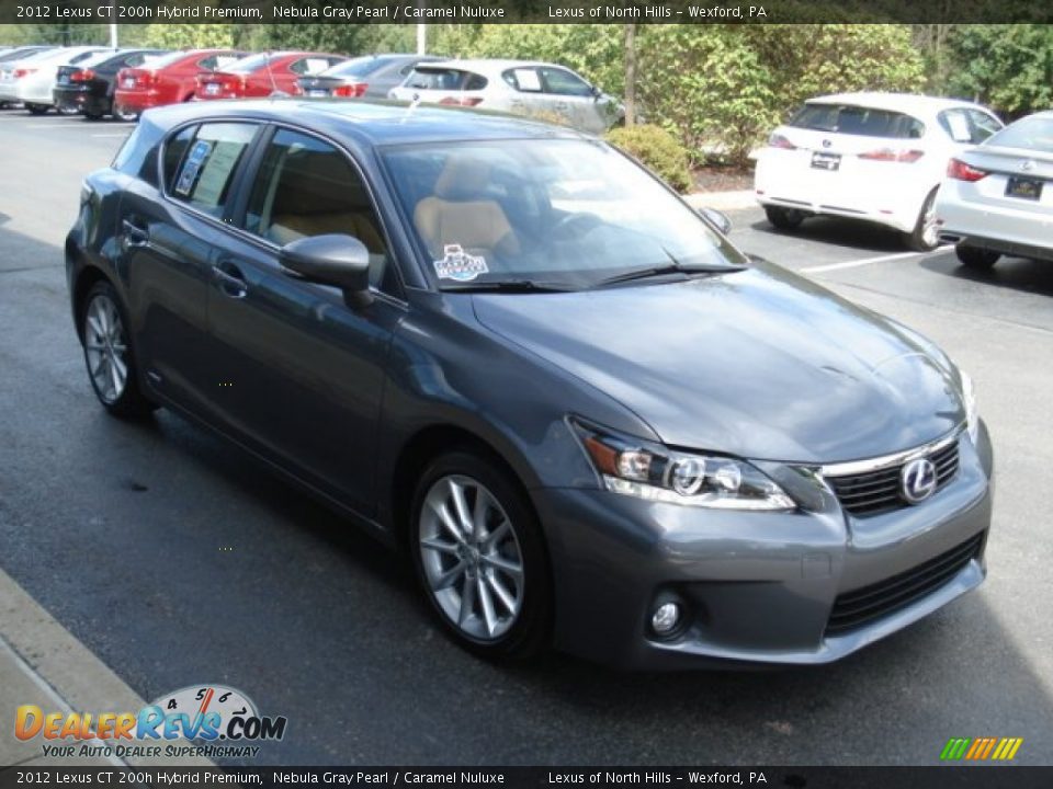 2012 Lexus CT 200h Hybrid Premium Nebula Gray Pearl / Caramel Nuluxe Photo #4