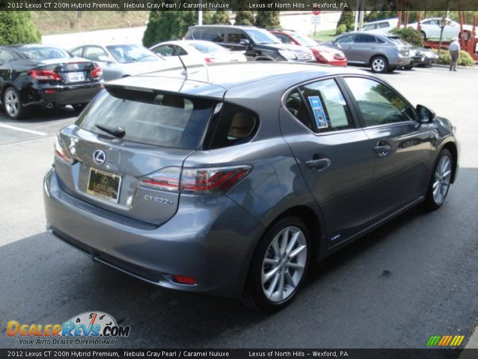 2012 Lexus CT 200h Hybrid Premium Nebula Gray Pearl / Caramel Nuluxe Photo #5