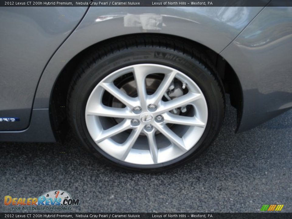 2012 Lexus CT 200h Hybrid Premium Nebula Gray Pearl / Caramel Nuluxe Photo #8