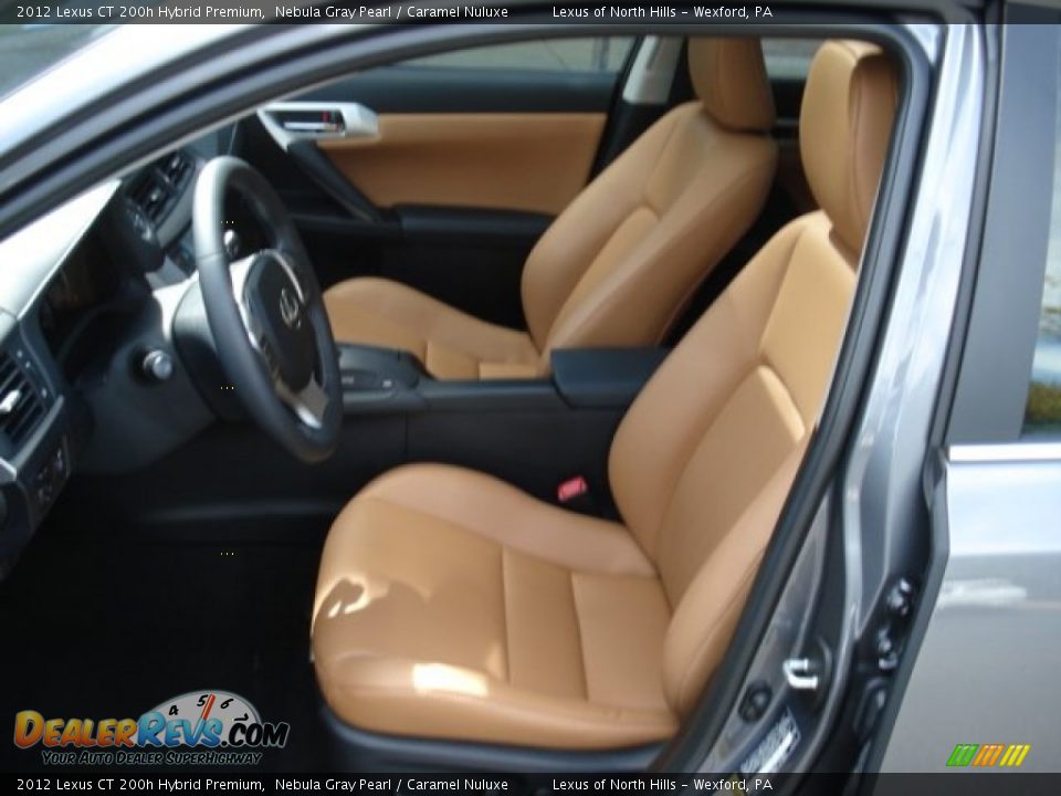 2012 Lexus CT 200h Hybrid Premium Nebula Gray Pearl / Caramel Nuluxe Photo #10