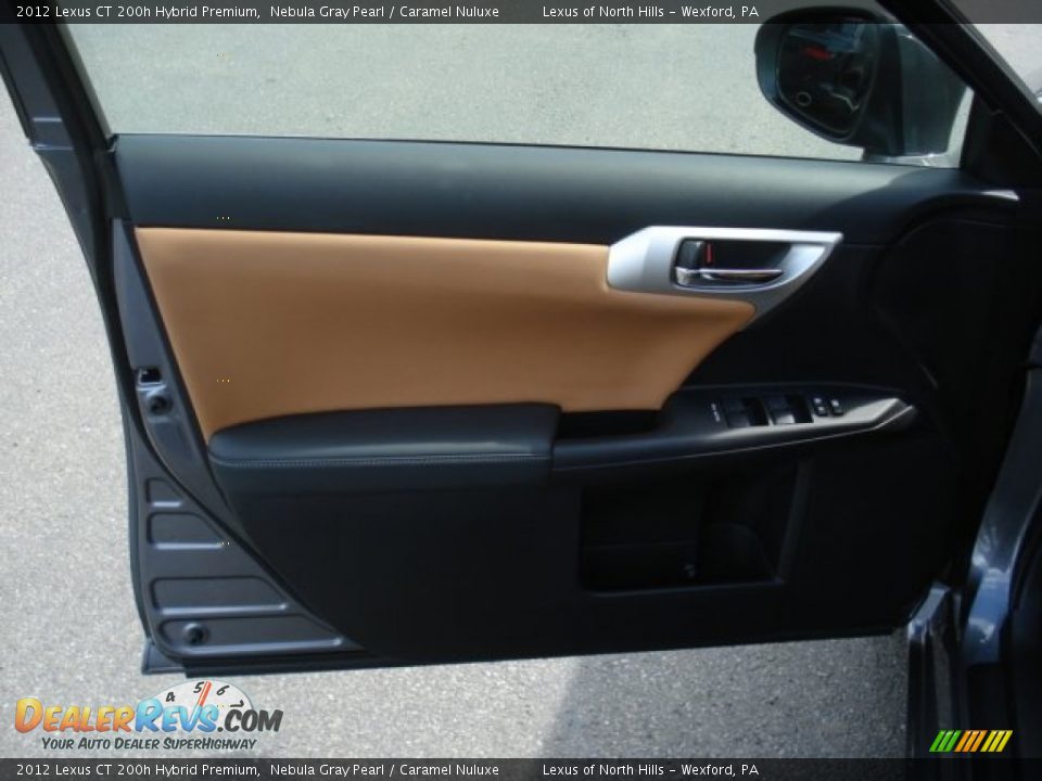 2012 Lexus CT 200h Hybrid Premium Nebula Gray Pearl / Caramel Nuluxe Photo #11