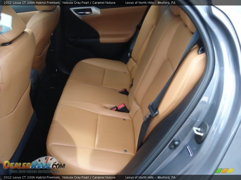 2012 Lexus CT 200h Hybrid Premium Nebula Gray Pearl / Caramel Nuluxe Photo #12