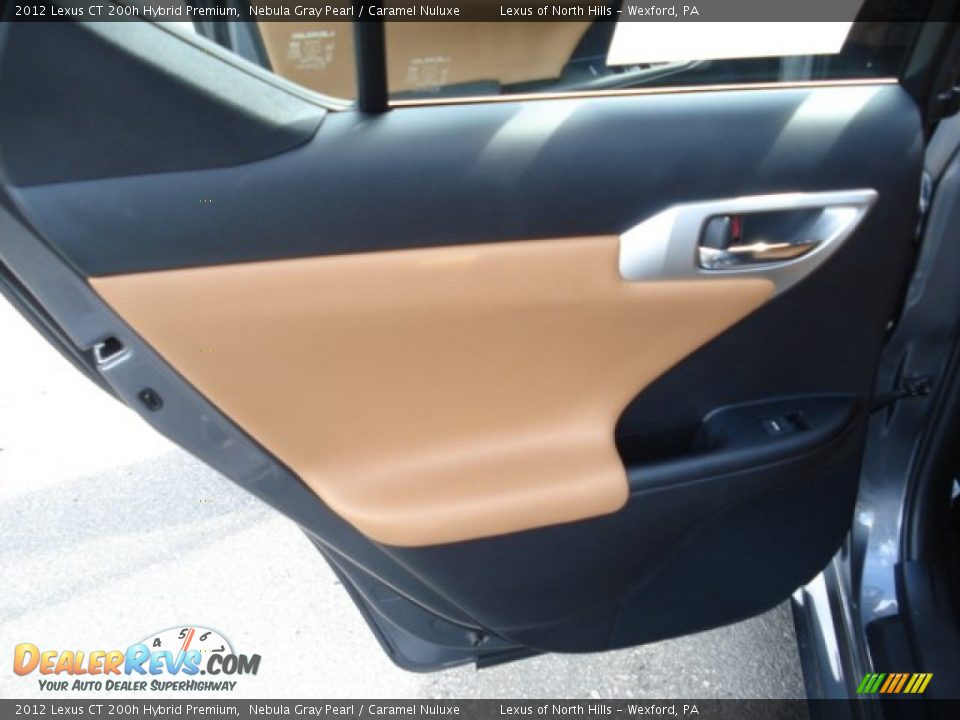 2012 Lexus CT 200h Hybrid Premium Nebula Gray Pearl / Caramel Nuluxe Photo #13