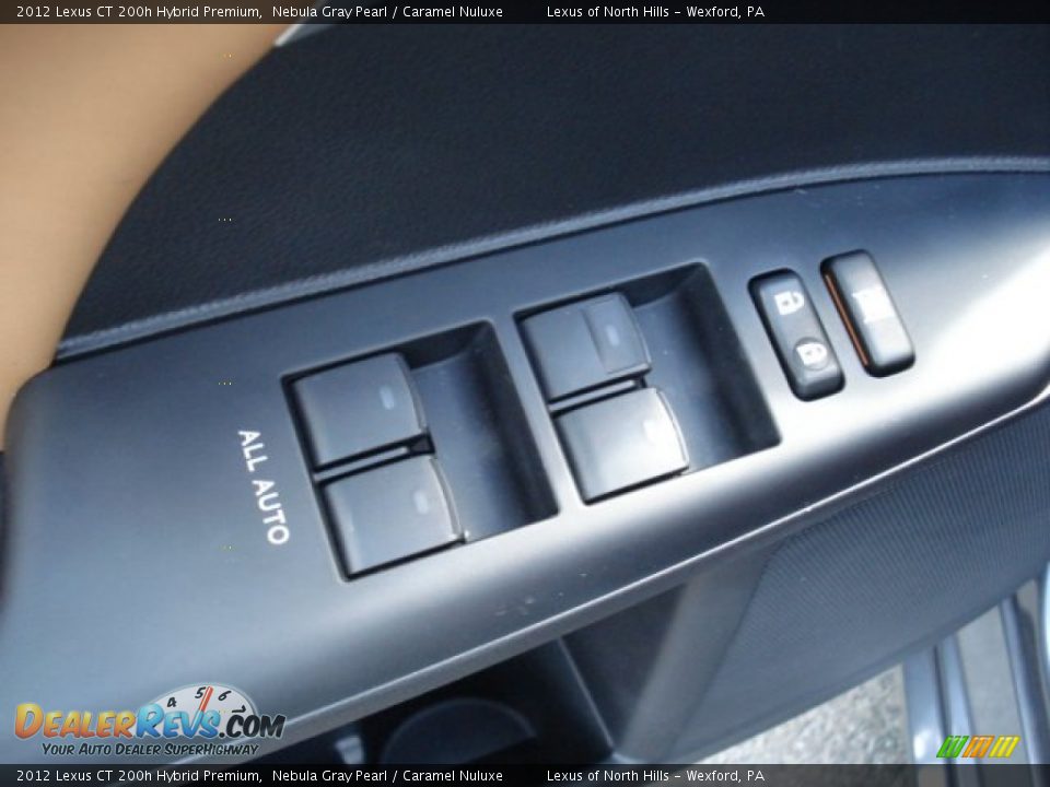 2012 Lexus CT 200h Hybrid Premium Nebula Gray Pearl / Caramel Nuluxe Photo #14