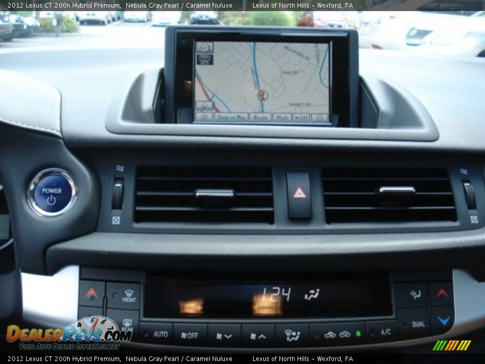 2012 Lexus CT 200h Hybrid Premium Nebula Gray Pearl / Caramel Nuluxe Photo #16