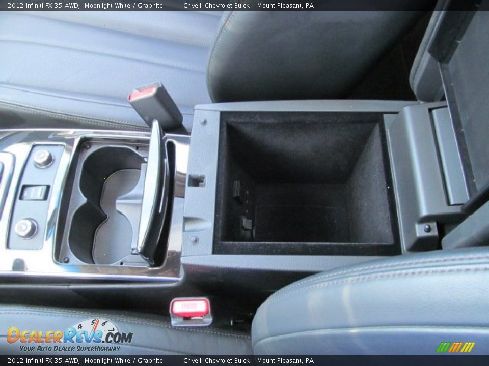 2012 Infiniti FX 35 AWD Moonlight White / Graphite Photo #20