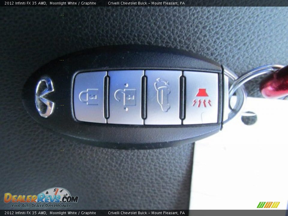 Keys of 2012 Infiniti FX 35 AWD Photo #33