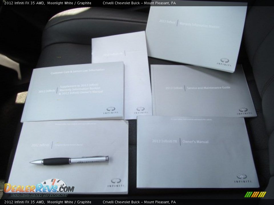 Books/Manuals of 2012 Infiniti FX 35 AWD Photo #34