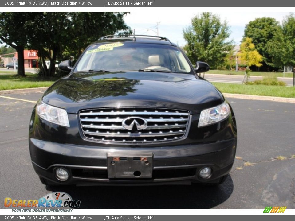 2005 Infiniti FX 35 AWD Black Obsidian / Willow Photo #2