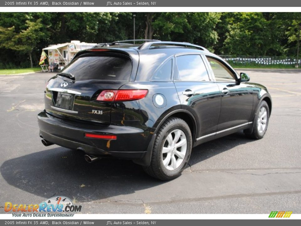 2005 Infiniti FX 35 AWD Black Obsidian / Willow Photo #6