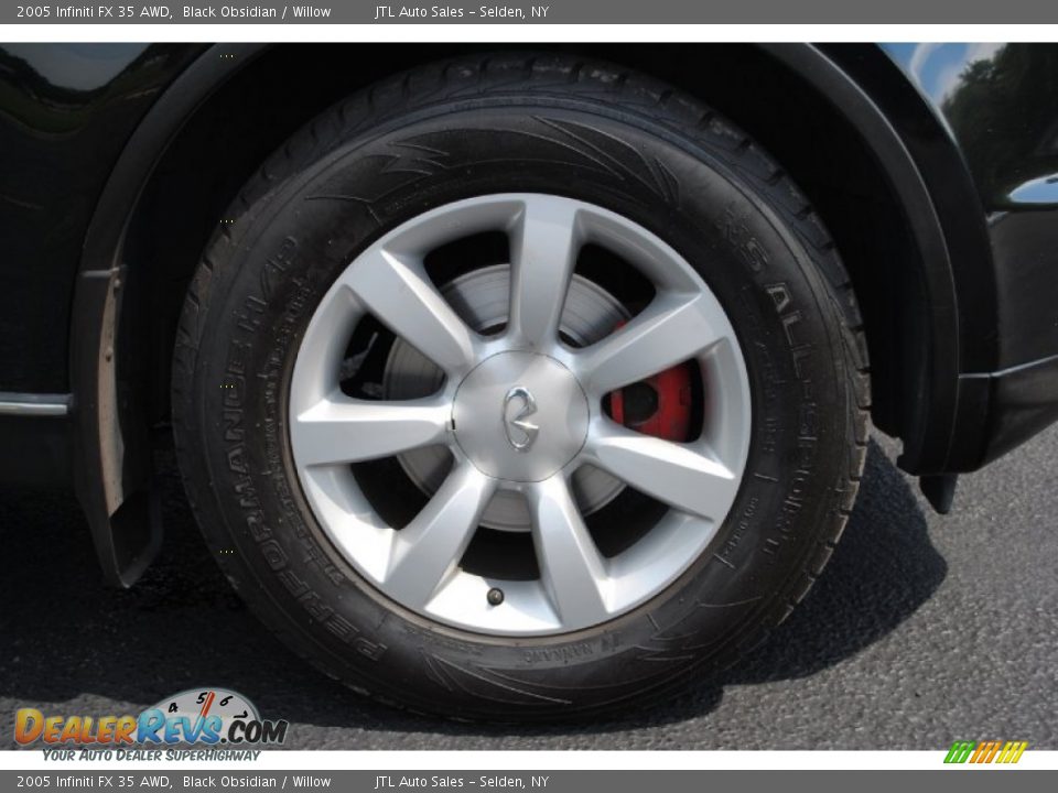 2005 Infiniti FX 35 AWD Black Obsidian / Willow Photo #8